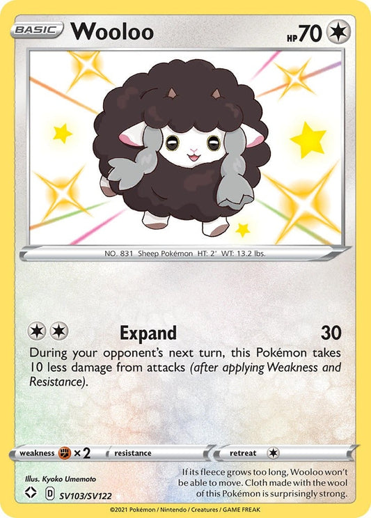 Image for Wooloo (SV103/SV122) (Shining Fates: Shiny Vault) (SHFSV) - Pokemon