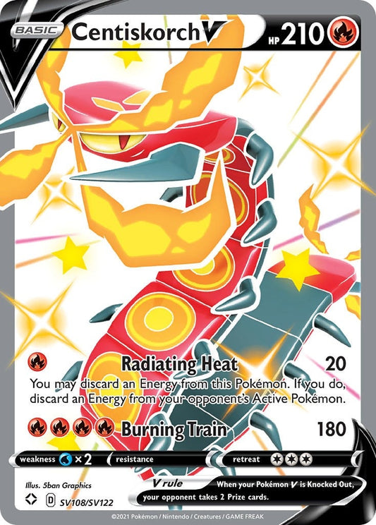 Image for Centiskorch V (SV108/SV122) (Shining Fates: Shiny Vault) (SHFSV) - Pokemon