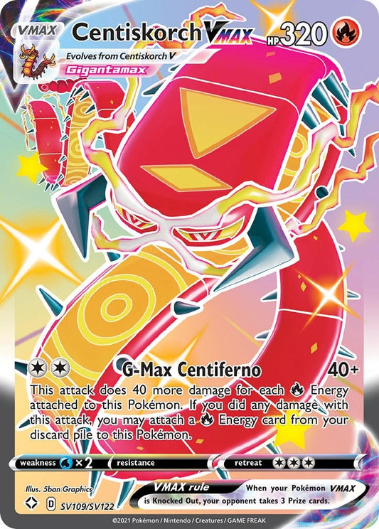 Image for Centiskorch VMAX (SV109/SV122) (Shining Fates: Shiny Vault) (SHFSV) - Pokemon