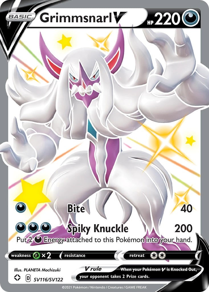 Image for Grimmsnarl V (SV116/SV122) (Shining Fates: Shiny Vault) (SHFSV) - Pokemon