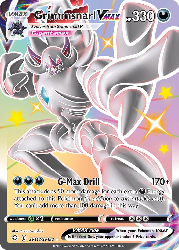 Image for Grimmsnarl VMAX (SV117/SV122) (Shining Fates: Shiny Vault) (SHFSV) - Pokemon