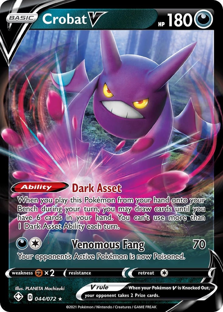 Image for Crobat V (044/072) (Shining Fates) (SHF) - Pokemon