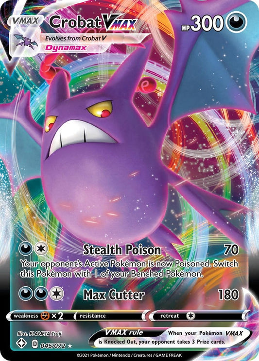 Image for Crobat VMAX (045/072) (Shining Fates) (SHF) - Pokemon