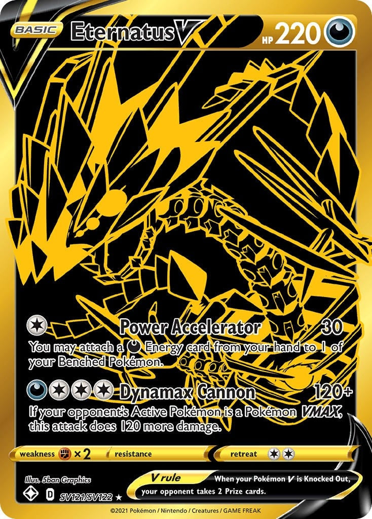 Image for Eternatus V (SV121/SV122) (Shining Fates: Shiny Vault) (SHFSV) - Pokemon