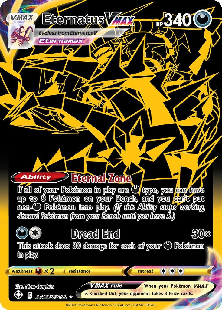 Image for Eternatus VMAX (SV122/SV122) (Shining Fates: Shiny Vault) (SHFSV) - Pokemon