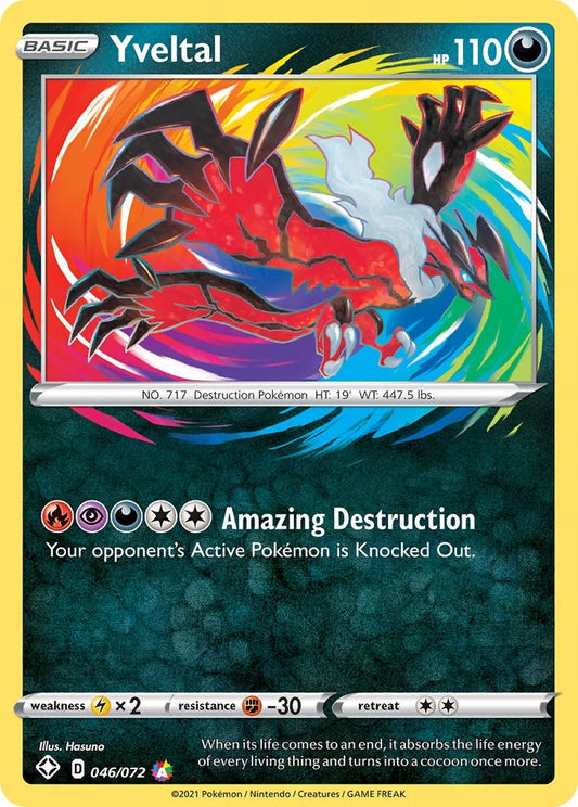 Image for Yveltal (046/072) (Shining Fates) (SHF) - Pokemon