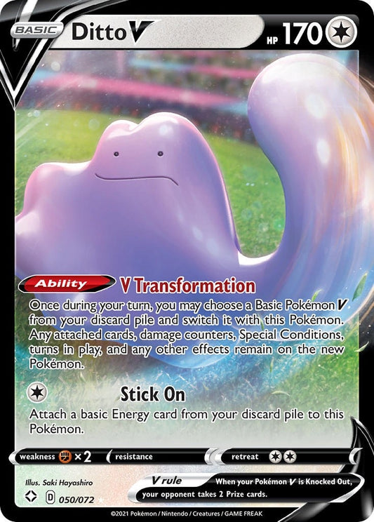 Image for Ditto V (050/072) (Shining Fates) (SHF) - Pokemon