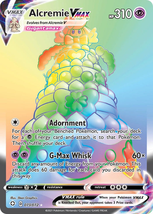 Image for Alcremie VMAX (Secret) (073/072) (Shining Fates) (SHF) - Pokemon