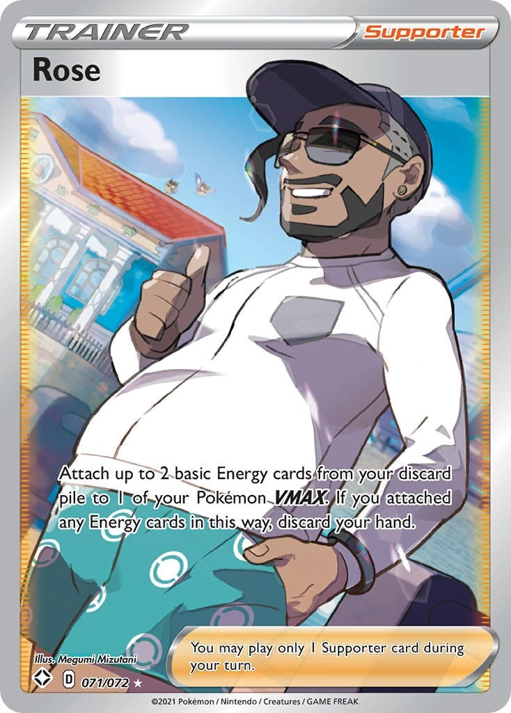 Image for Rose (Full Art) (071/072) (Shining Fates) (SHF) - Pokemon