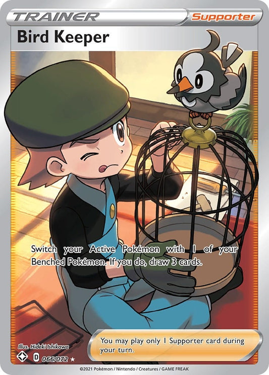 Image for Bird Keeper (Full Art) (066/072) (Shining Fates) (SHF) - Pokemon