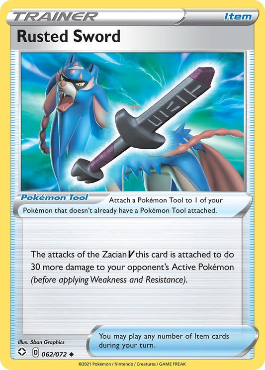 Image for Rusted Sword (062/072) (Shining Fates) (SHF) - Pokemon