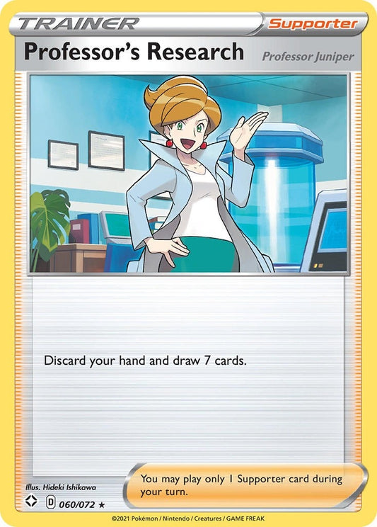 Image for Professor's Research [Professor Juniper] (060/072) (Shining Fates) (SHF) - Pokemon