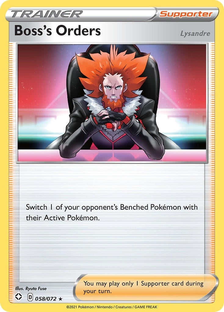 Image for Boss's Orders (058/072) (Shining Fates) (SHF) - Pokemon
