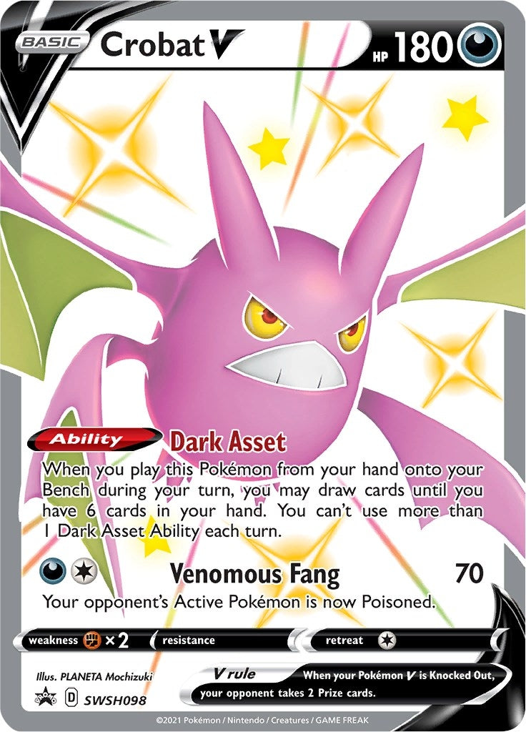 Image for Crobat V - SWSH098 (SWSH098) (SWSH: Sword & Shield Promo Cards) (SWSD) - Pokemon