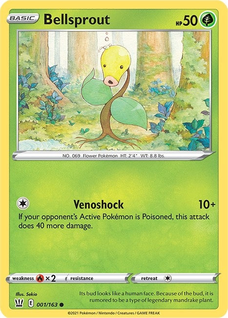 Image for Bellsprout (001/163) (SWSH05: Battle Styles) (SWSH05) - Pokemon
