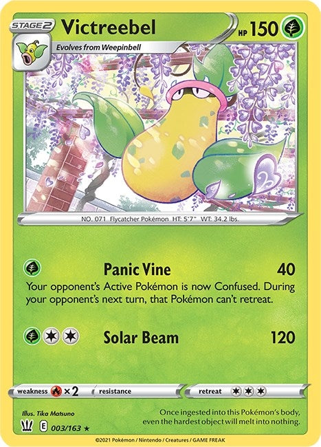 Image for Victreebel (003/163) (SWSH05: Battle Styles) (SWSH05) - Pokemon