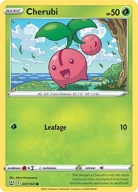 Image for Cherubi (007/163) (SWSH05: Battle Styles) (SWSH05) - Pokemon