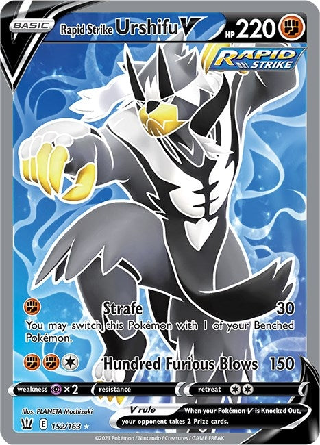 Image for Rapid Strike Urshifu V (Full Art) (152/163) (SWSH05: Battle Styles) (SWSH05) - Pokemon
