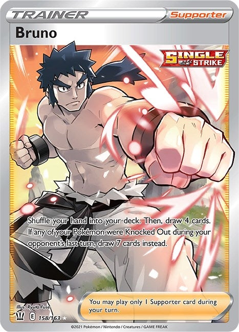 Image for Bruno (Full Art) (158/163) (SWSH05: Battle Styles) (SWSH05) - Pokemon