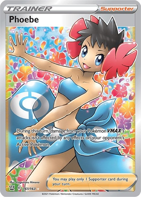 Image for Phoebe (Full Art) (161/163) (SWSH05: Battle Styles) (SWSH05) - Pokemon