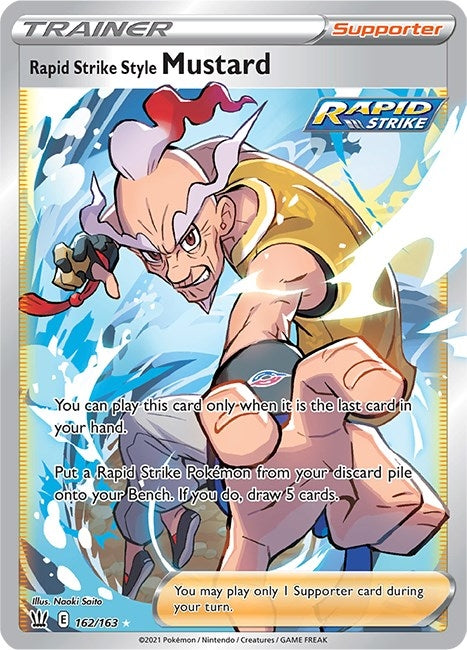 Image for Rapid Strike Style Mustard (Full Art) (162/163) (SWSH05: Battle Styles) (SWSH05) - Pokemon
