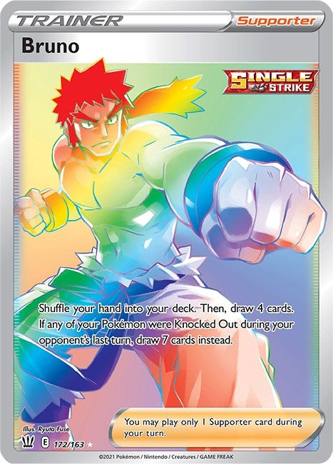 Image for Bruno (Secret) (172/163) (SWSH05: Battle Styles) (SWSH05) - Pokemon