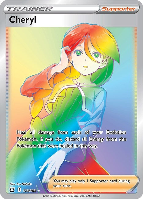 Image for Cheryl (Secret) (173/163) (SWSH05: Battle Styles) (SWSH05) - Pokemon
