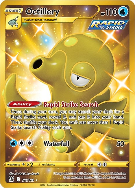 Image for Octillery (Secret) (178/163) (SWSH05: Battle Styles) (SWSH05) - Pokemon