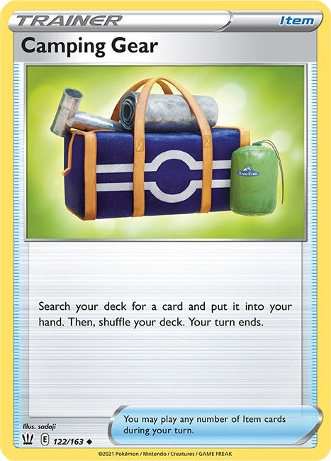 Image for Camping Gear (122/163) (SWSH05: Battle Styles) (SWSH05) - Pokemon
