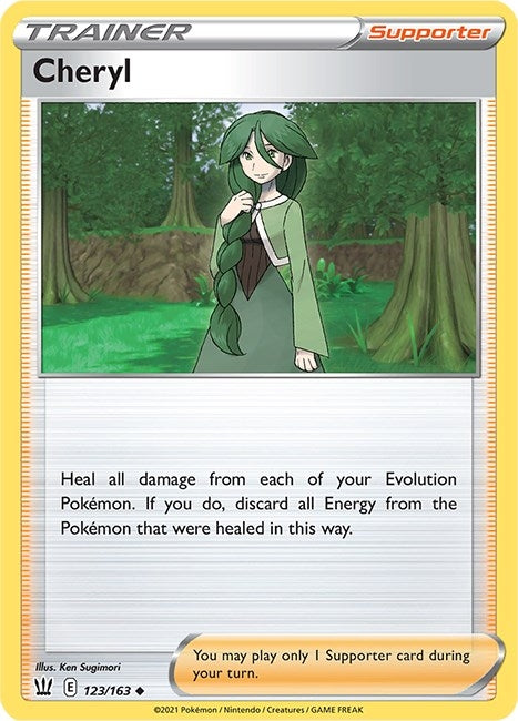 Image for Cheryl (123/163) (SWSH05: Battle Styles) (SWSH05) - Pokemon