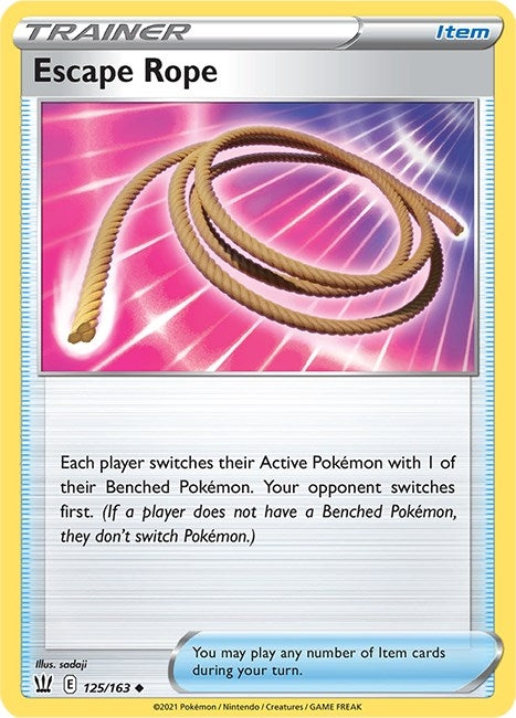 Image for Escape Rope (125/163) (SWSH05: Battle Styles) (SWSH05) - Pokemon