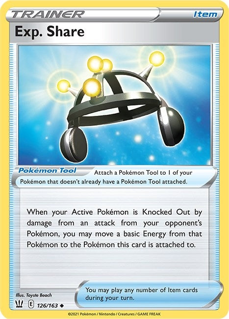 Image for Exp. Share (126/163) (SWSH05: Battle Styles) (SWSH05) - Pokemon
