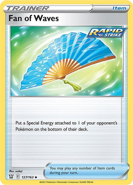 Image for Fan of Waves (127/163) (SWSH05: Battle Styles) (SWSH05) - Pokemon