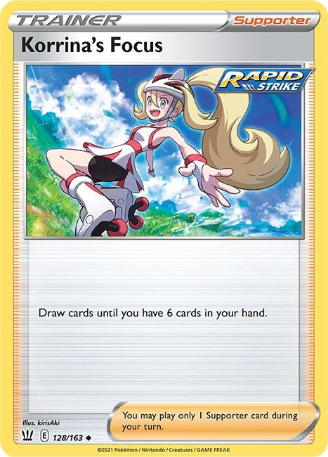 Image for Korrina's Focus (128/163) (SWSH05: Battle Styles) (SWSH05) - Pokemon