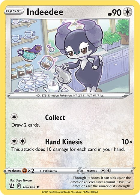 Image for Indeedee (120/163) (SWSH05: Battle Styles) (SWSH05) - Pokemon