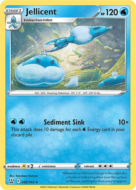 Image for Jellicent (042/163) (SWSH05: Battle Styles) (SWSH05) - Pokemon