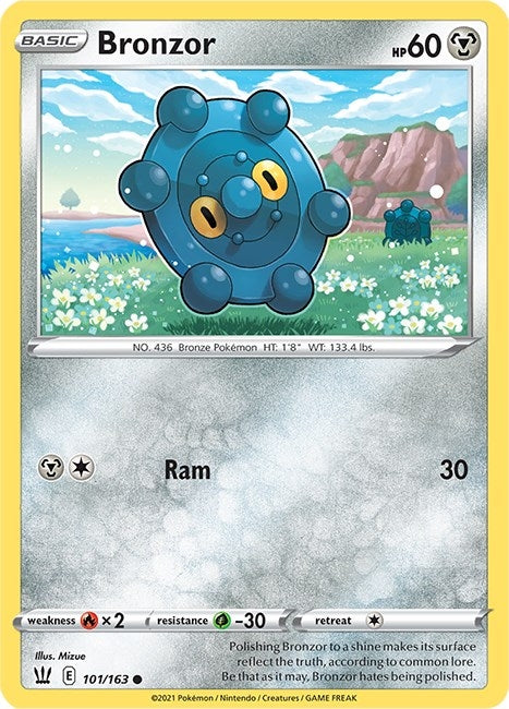 Image for Bronzor (101/163) (SWSH05: Battle Styles) (SWSH05) - Pokemon