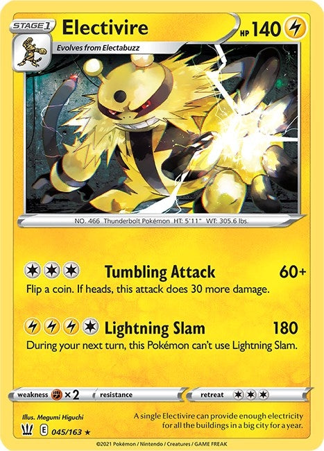 Image for Electivire (045/163) (SWSH05: Battle Styles) (SWSH05) - Pokemon