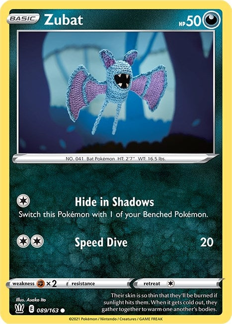 Image for Zubat (089/163) (SWSH05: Battle Styles) (SWSH05) - Pokemon