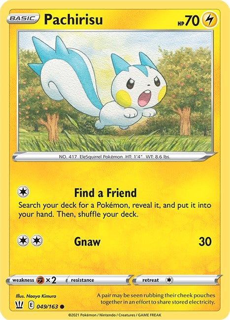 Image for Pachirisu (049/163) (SWSH05: Battle Styles) (SWSH05) - Pokemon