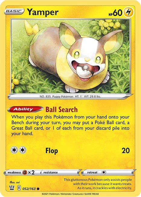 Image for Yamper (052/163) (SWSH05: Battle Styles) (SWSH05) - Pokemon