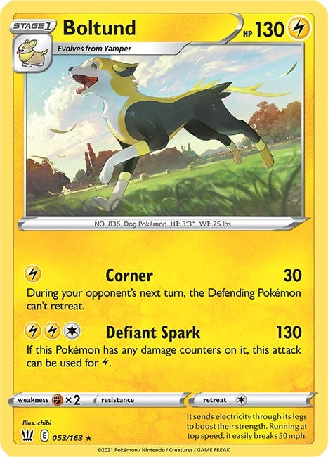 Image for Boltund (053/163) (SWSH05: Battle Styles) (SWSH05) - Pokemon