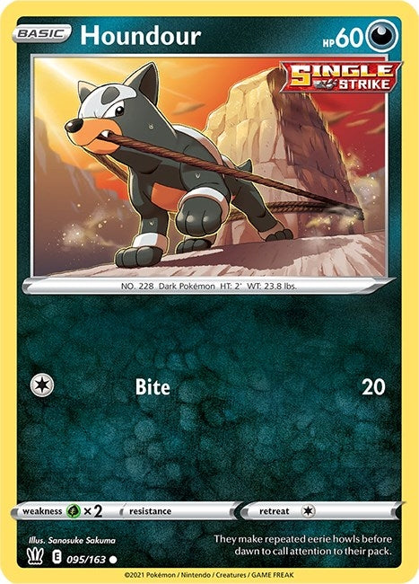 Image for Houndour (095/163) (SWSH05: Battle Styles) (SWSH05) - Pokemon
