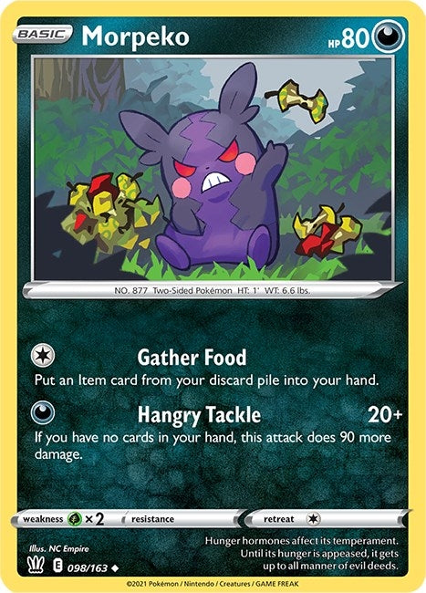 Image for Morpeko (098/163) (SWSH05: Battle Styles) (SWSH05) - Pokemon