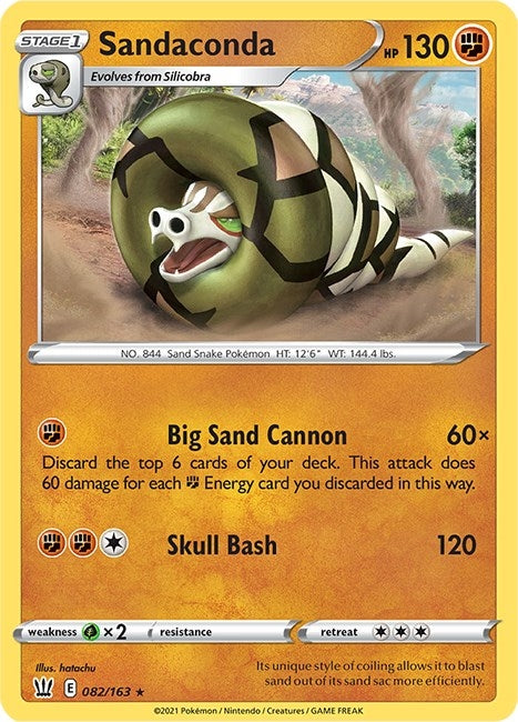 Image for Sandaconda (082/163) (SWSH05: Battle Styles) (SWSH05) - Pokemon