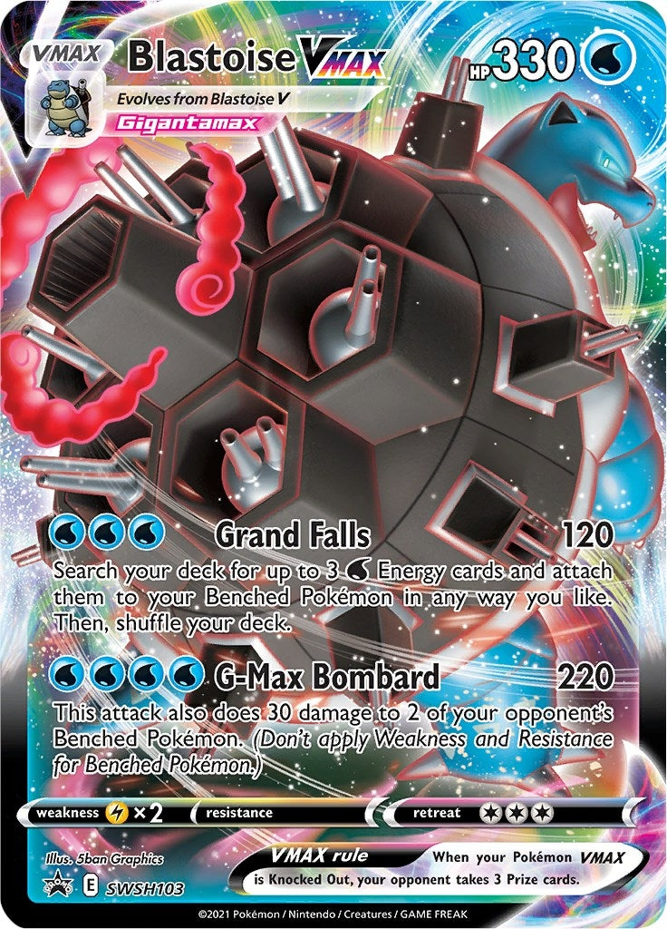 Image for Blastoise VMAX - SWSH103 (SWSH103) (SWSH: Sword & Shield Promo Cards) (SWSD) - Pokemon