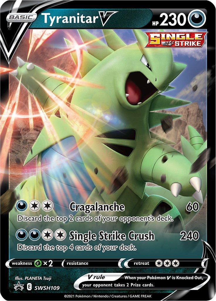 Image for Tyranitar V - SWSH109 (SWSH109) (SWSH: Sword & Shield Promo Cards) (SWSD) - Pokemon