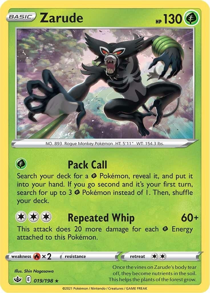Image for Zarude (019/198) (SWSH06: Chilling Reign) (SWSH06) - Pokemon