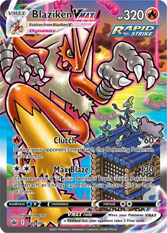 Image for Blaziken VMAX (Alternate Art Secret) (201/198) (SWSH06: Chilling Reign) (SWSH06) - Pokemon