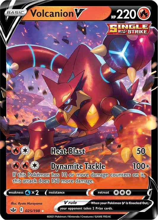 Image for Volcanion V (025/198) (SWSH06: Chilling Reign) (SWSH06) - Pokemon